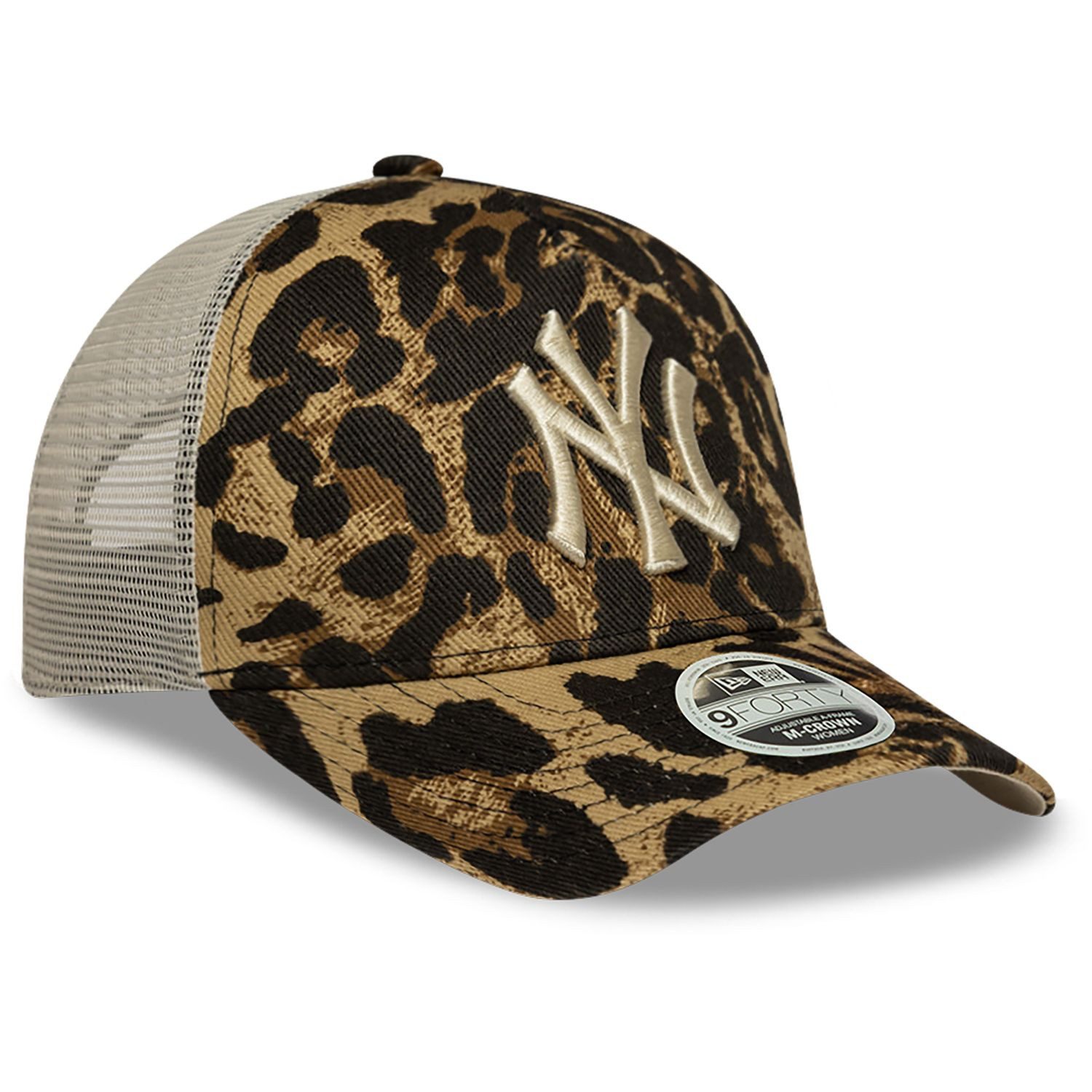 New Era Baseball Cap 9Forty Trucker NY Yankees animal leopard