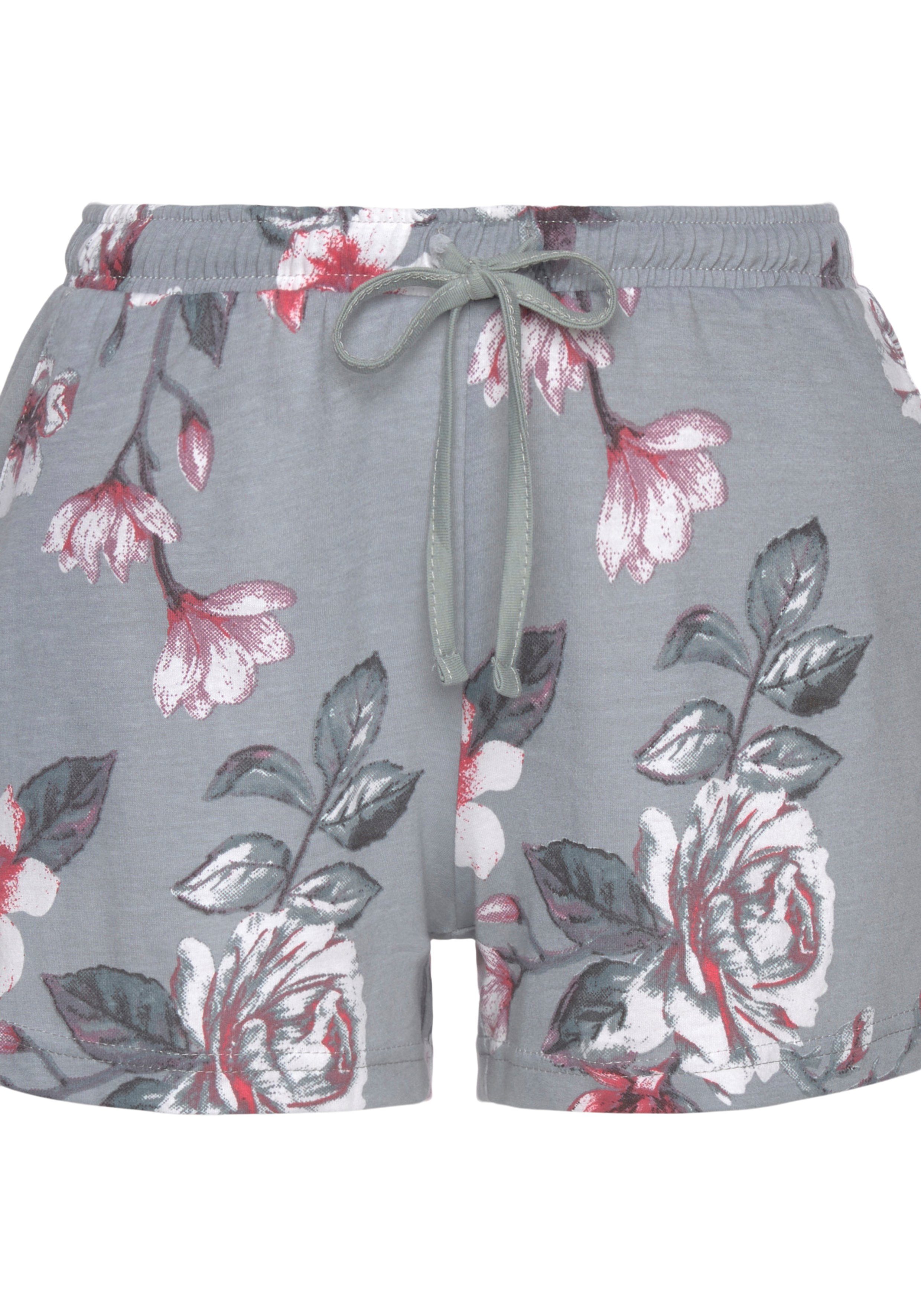 Vivance Dreams by Lascana Shorty (Set, 2 tlg) mit Blumendruck