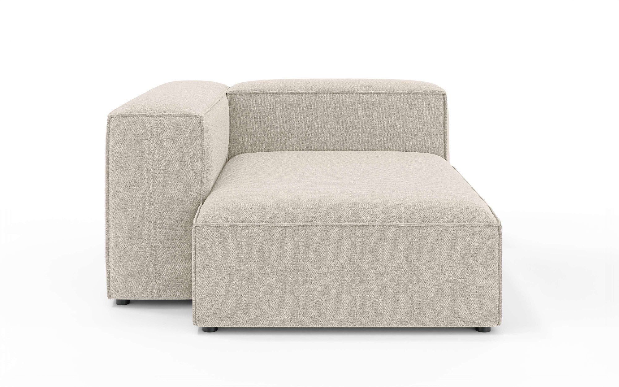 OTTO home Ottomane XL HAILY links/rechts bestellbar, extra tief, Maße B/T/H: 130/160/72cm, als Modul oder separat verwendbar, für individuelle Zusammenstellung