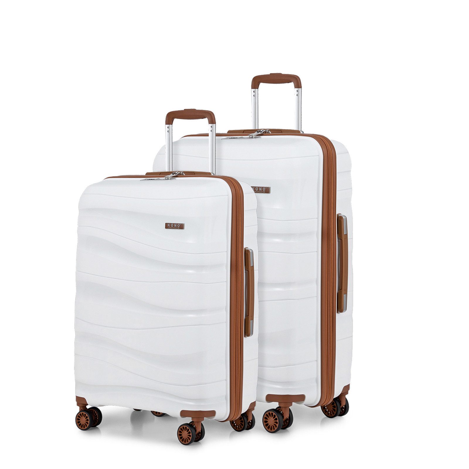KONO Handgepäck-Trolley Leicht Hartschalenkoffer Reisekoffer mit günstig online kaufen