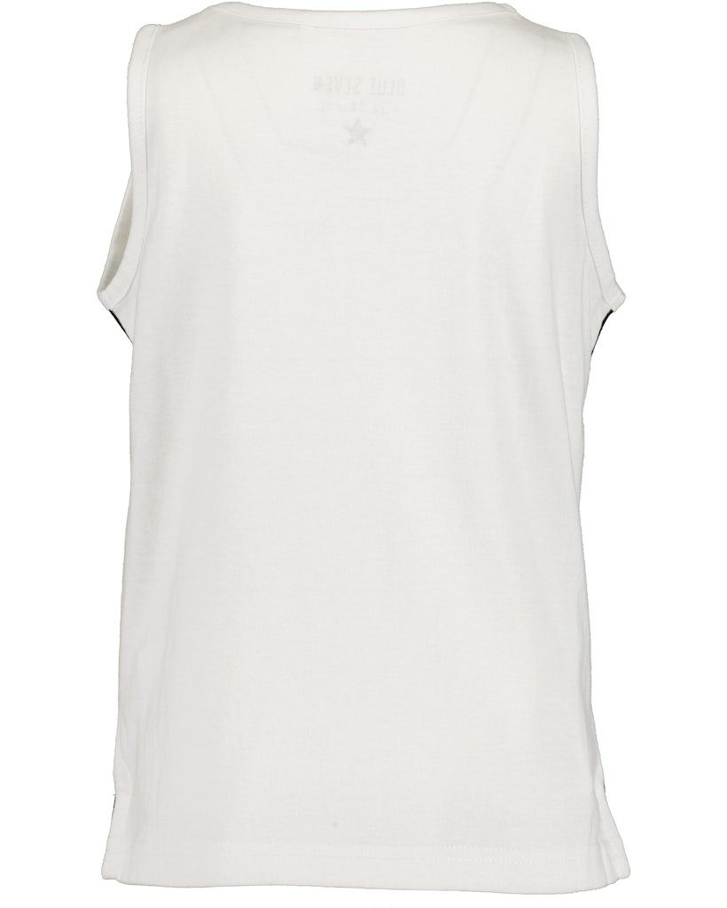 Blue Seven Muskelshirt Blue Seven Jungen Muskelshirt Tanktop Trägershirt Fußball weiß (1-tlg)