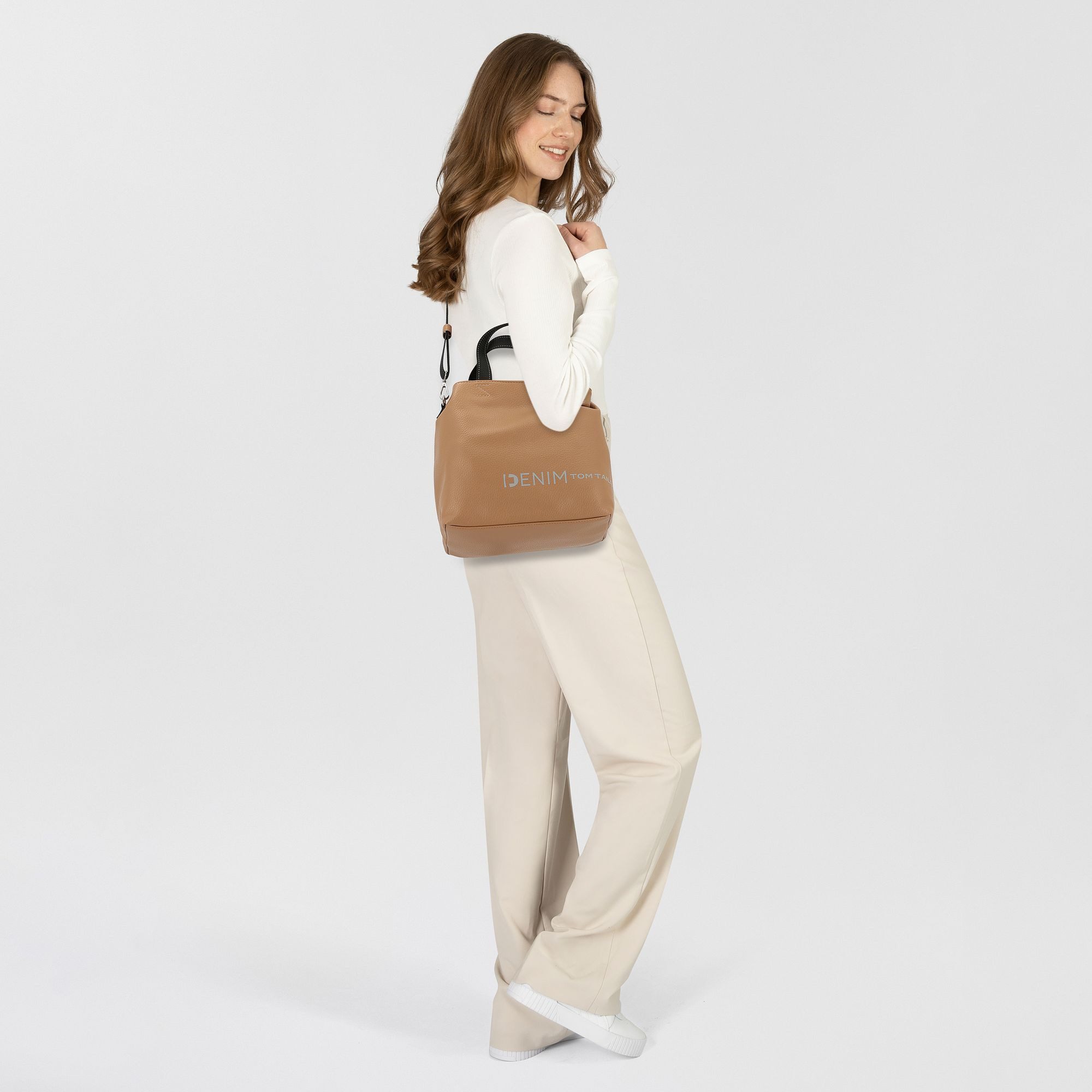 TOM TAILOR Denim Henkeltasche Marlow, Polyurethan