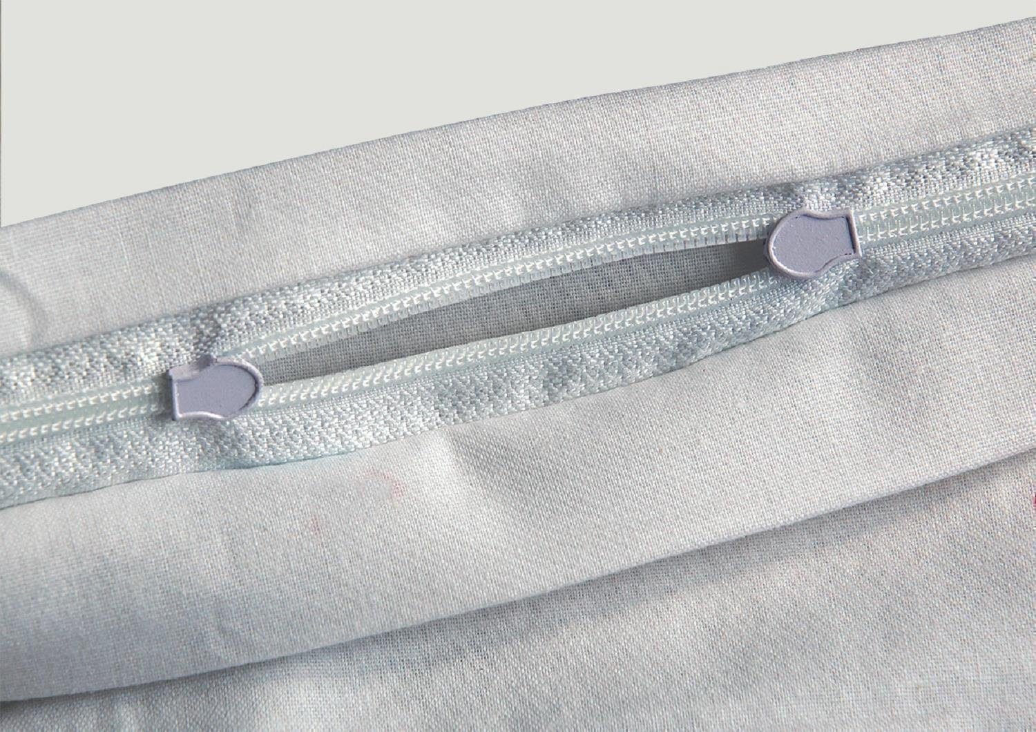 EXKLUSIV HEIMTEXTIL Bettwäsche Kinder Bettwäsche PAUL Baumwolle 2 teilig Reißverschluss Ente Katze, Baumwolle, 2 teilig, Tiermotiv