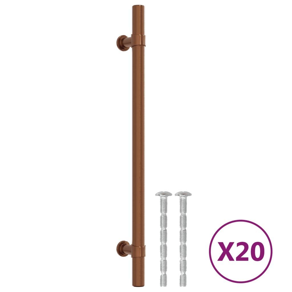 vidaXL Möbelgriff 192 mm Möbelgriffe 20 Stk Bronzen 192 mm Edelstahl Möbelknopf Schrankg