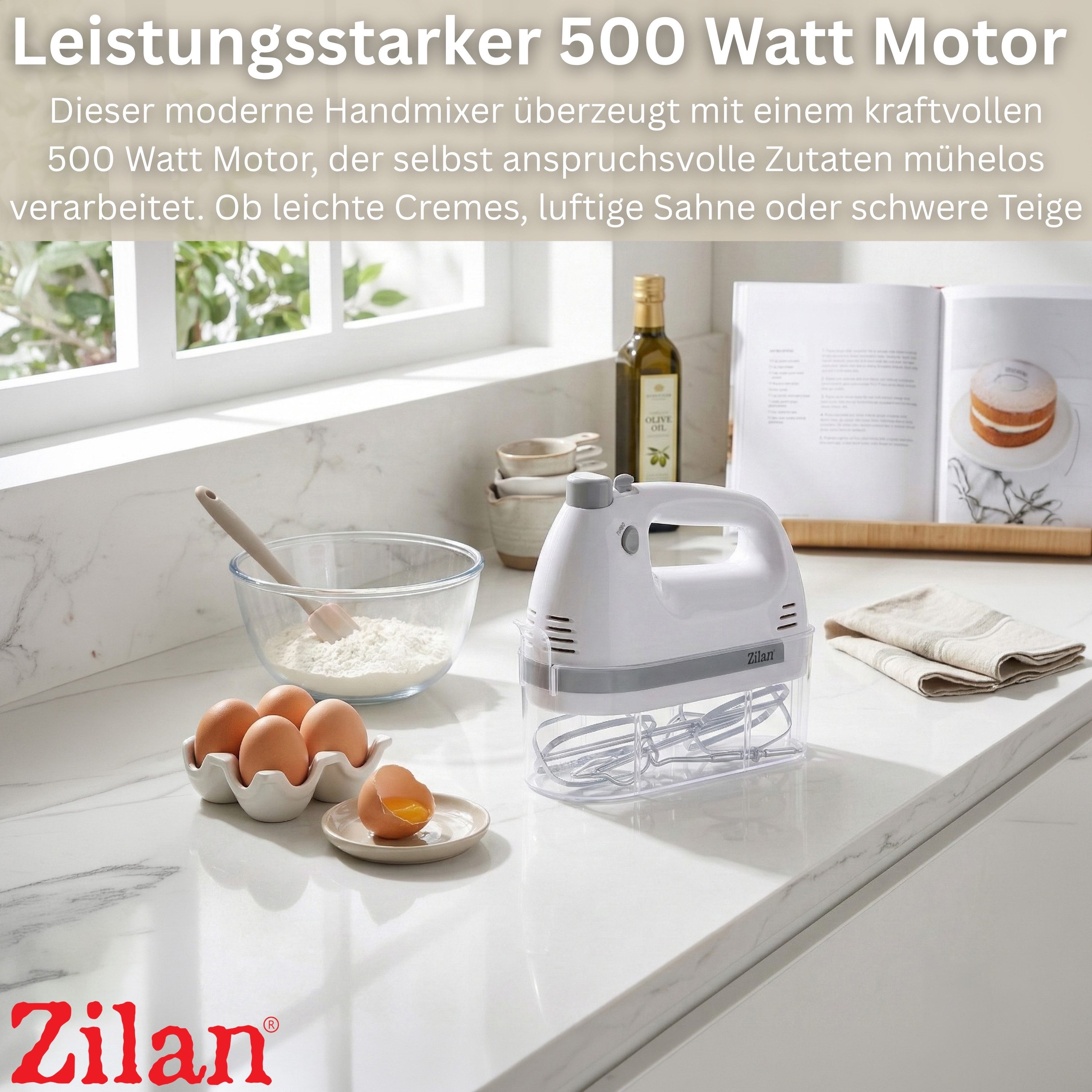 Zilan Handmixer ZLN-2945, Leiser Betrieb