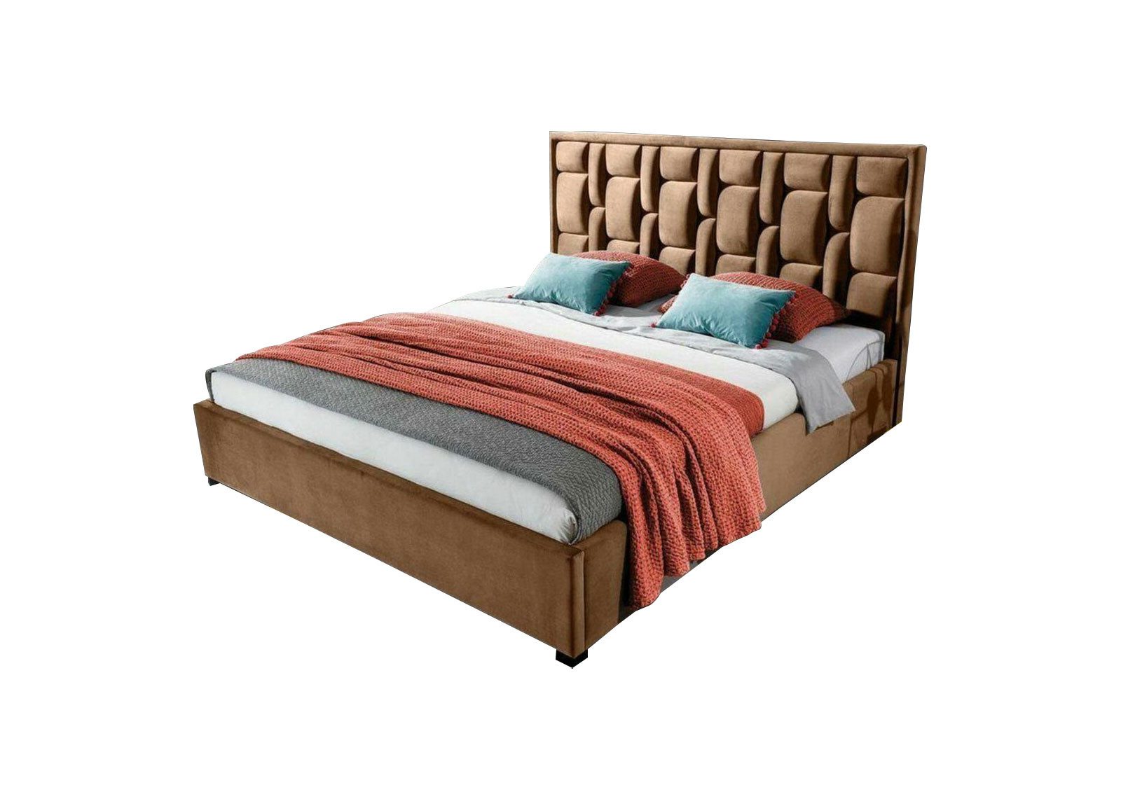 JVmoebel Bett Blaues Schlafzimmer Möbel Betten Gestell Blau, Made in Europa günstig online kaufen