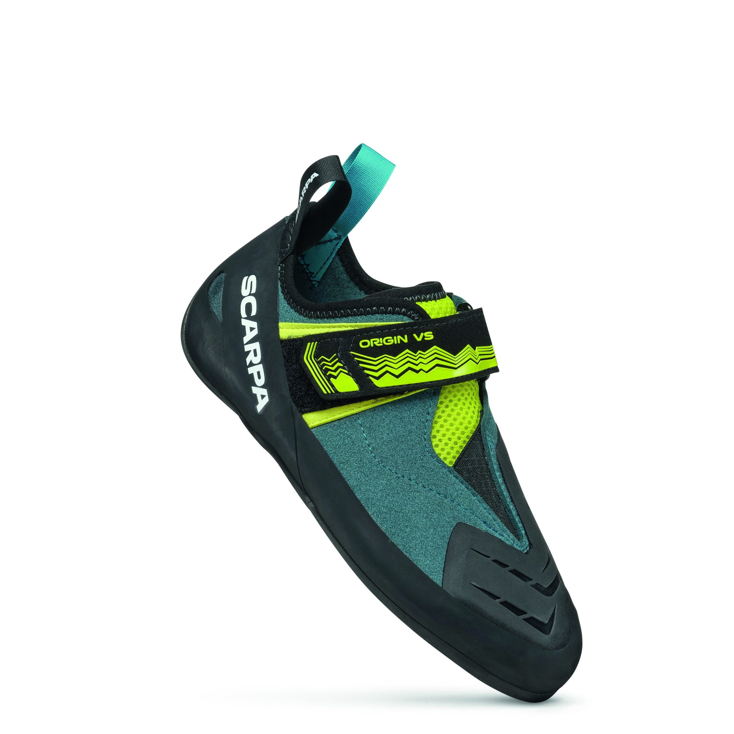 Scarpa Origin VS - Herren Kletterschuhe - Petrol-Lime Kletterschuh