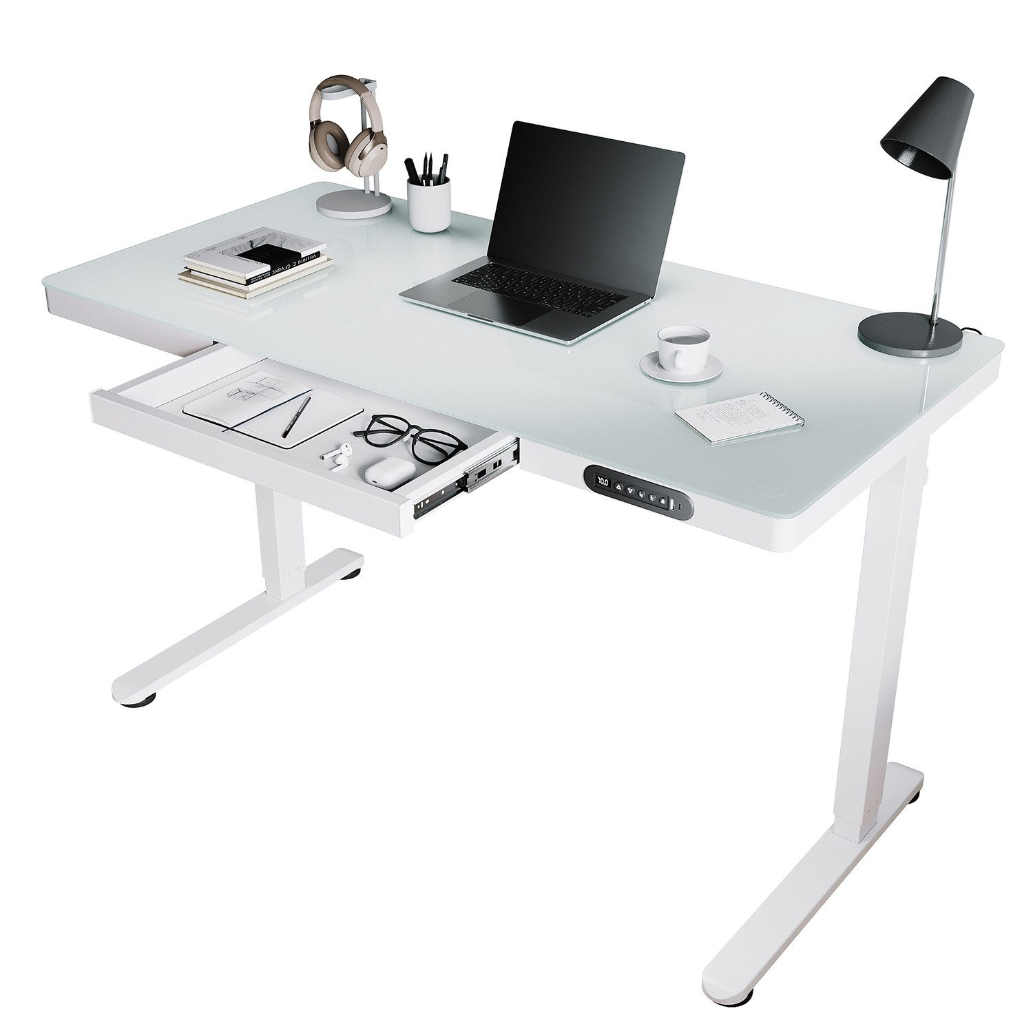 SONNI Schreibtisch Elektrisch Höhenverstellbarer Schreibtisc Bürstenloser M günstig online kaufen