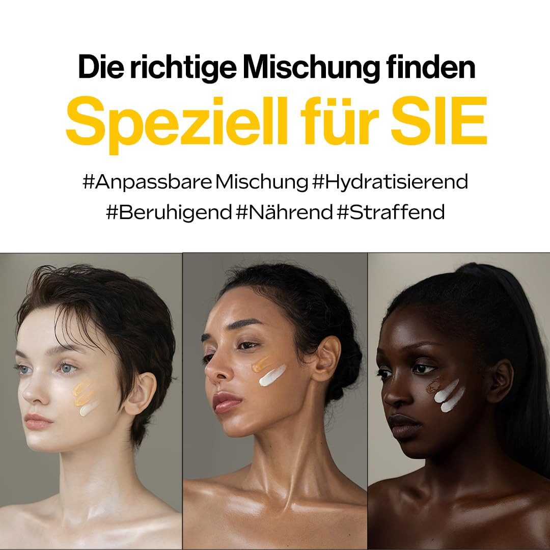 d'Alba Anti-Aging-Creme Luxuriöse 2-in-1 Intensivpflege mit weißem Trüffel 70g Koreanische Hautpflege Serum + Creme, Für strahlend schöne, gefestigte Haut