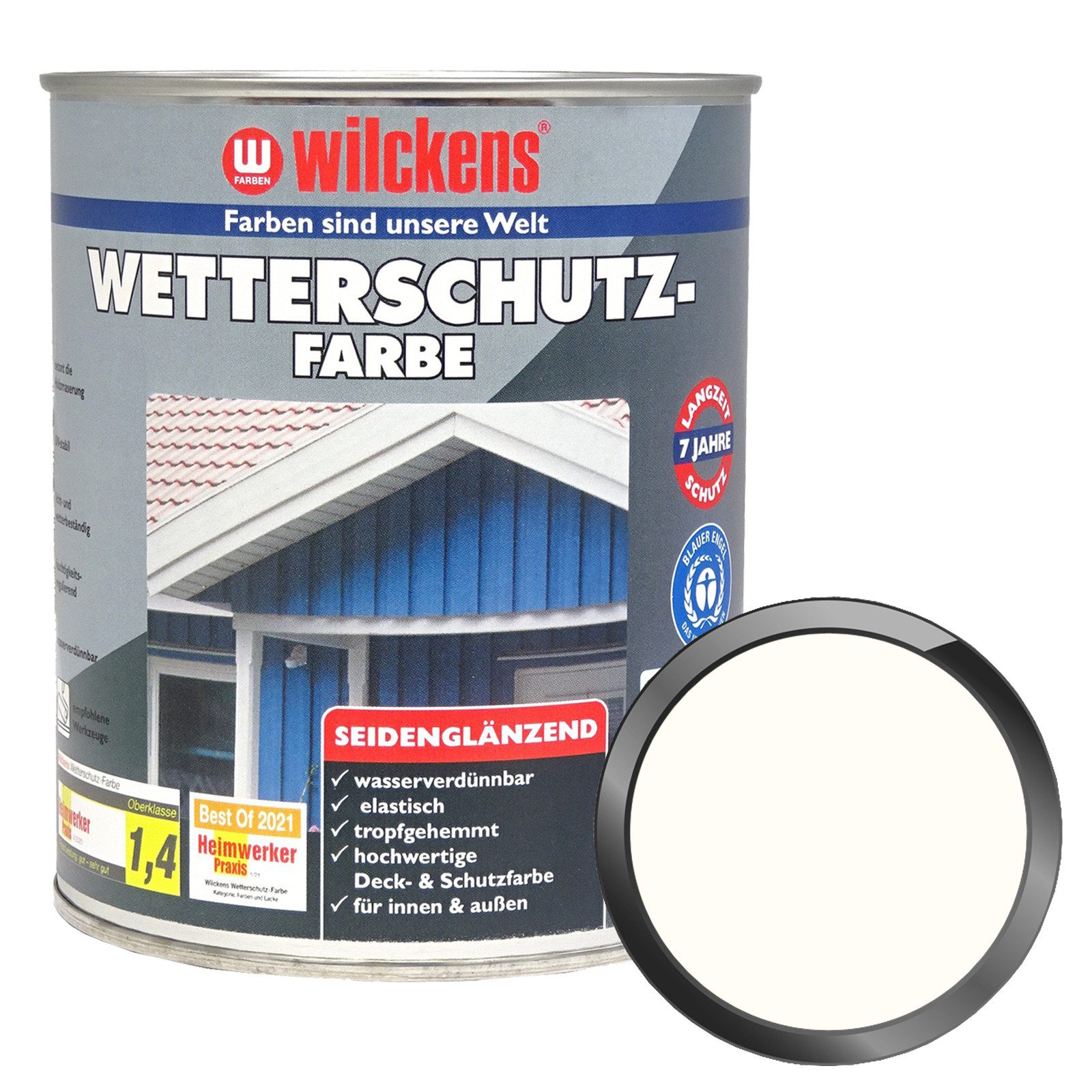Wilckens Farben Wetterschutzfarbe Wetterschutzfarbe - 0.75 Liter