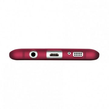 Artwizz Smartphone-Hülle Rubber Clip for Galaxy S7 edge, berry