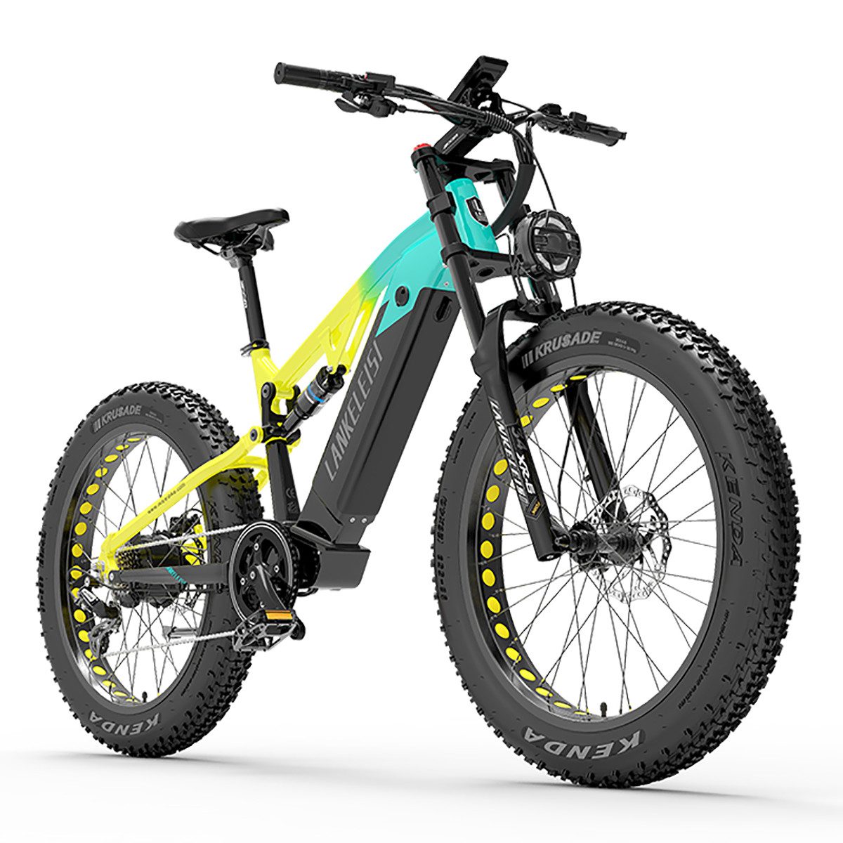 DOTMALL E-Bike LANKELEISI RV800 Plus 750W Bafang Motor Elektro-Mountainbike