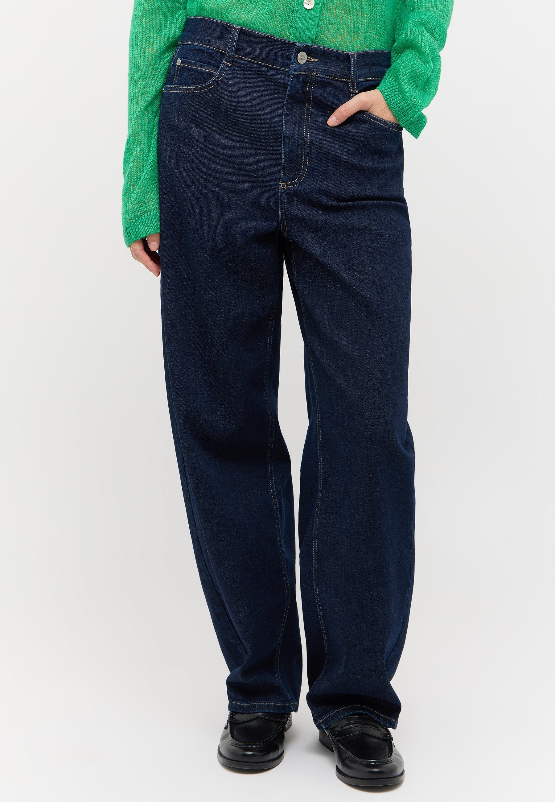 ANGELS 5-Pocket-Jeans ELVA in modischer O-Shape Passform