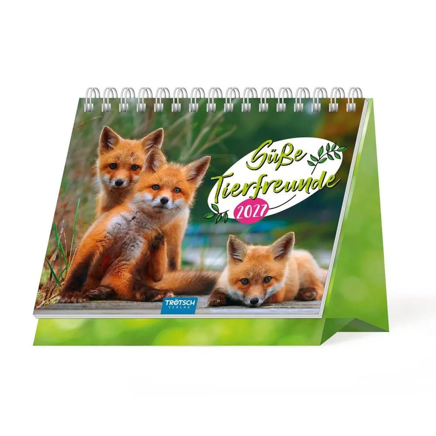 Trötsch Verlag Monatskalender TRÖTSCH - Aufstellkalender Süße Tierfreunde 2027