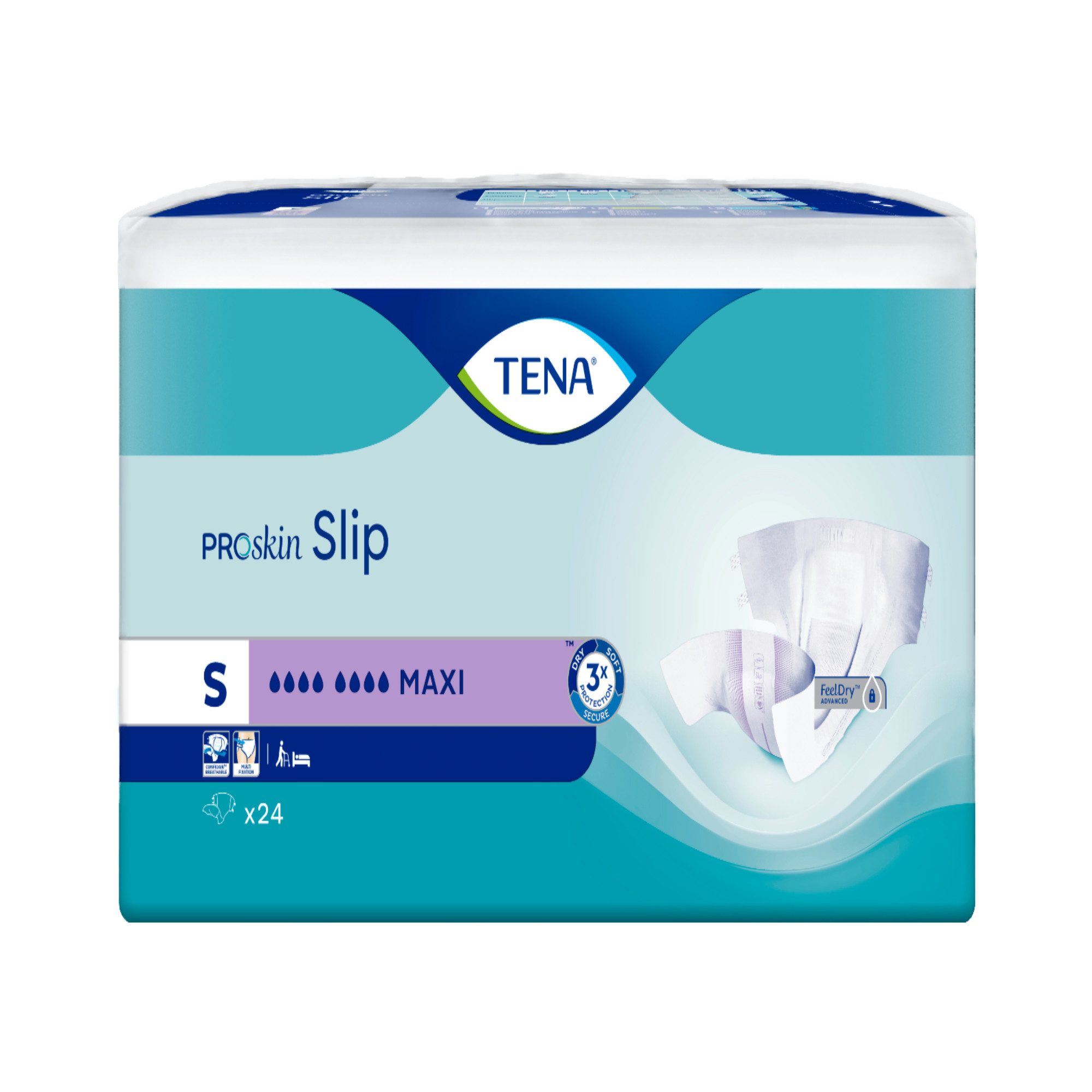 TENA Штаны недержания TENA - Slip Maxi - S-XL, S Gr., 24-St.