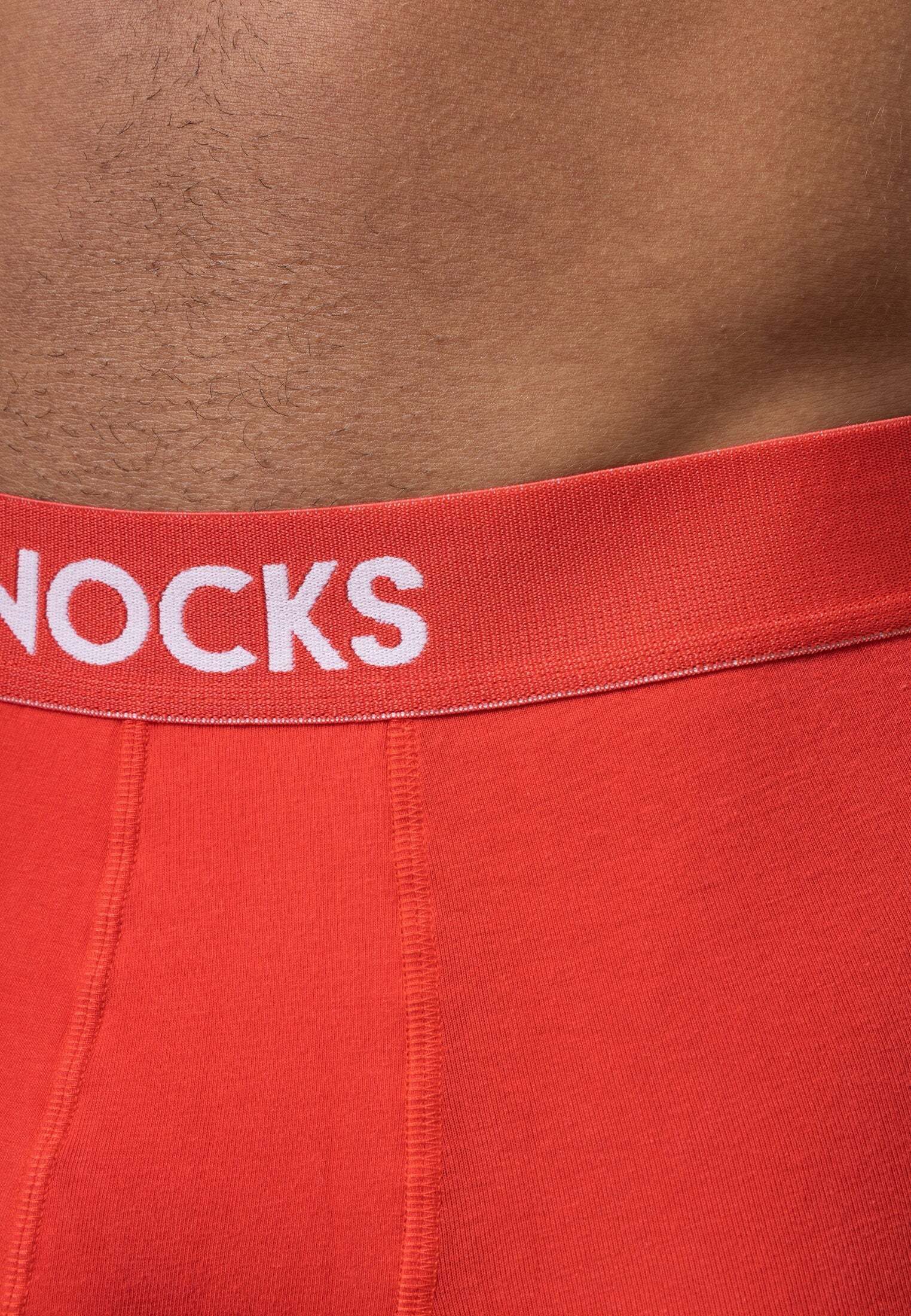 SNOCKS Boxershorts Enge Pants Herren Unterhose (3-St) aus Bio-Baumwolle, ohne kratzenden Zettel – Bild 5 von 5