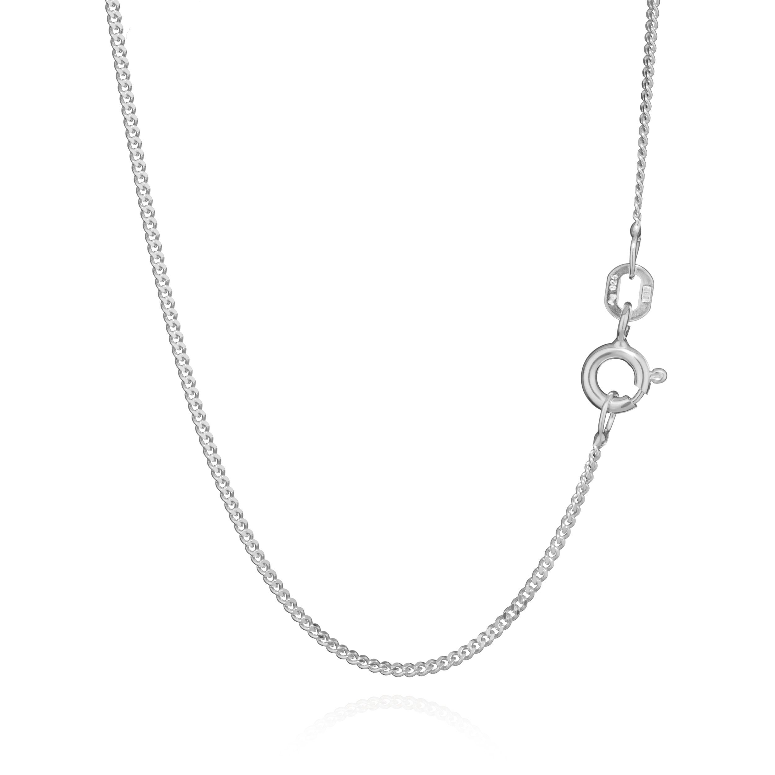 Panzerkette 42cm feine Panzerkette 925 Sterling Silber Collier