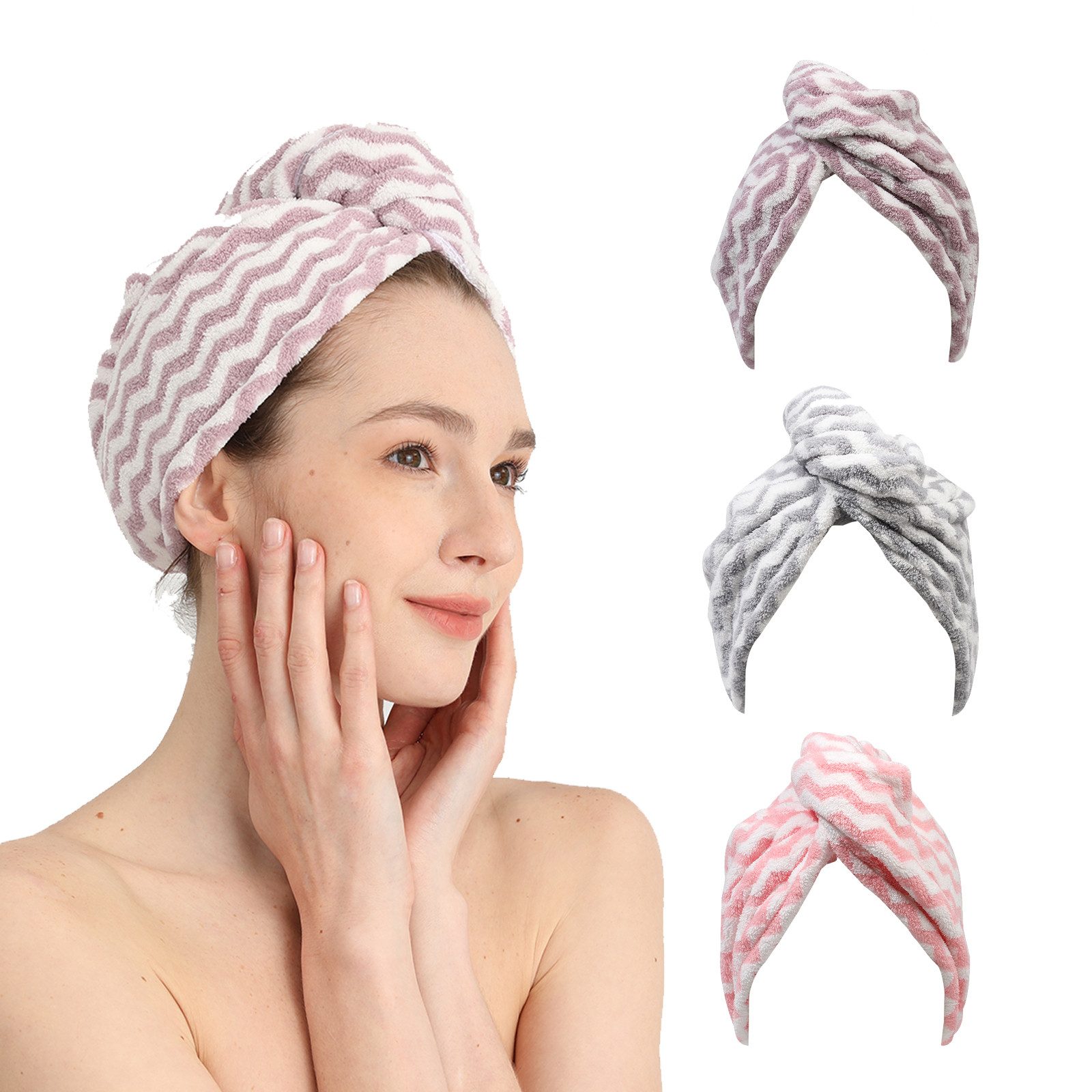 Good Nite Handtücher 3er-Set Haarturban super günstig online kaufen