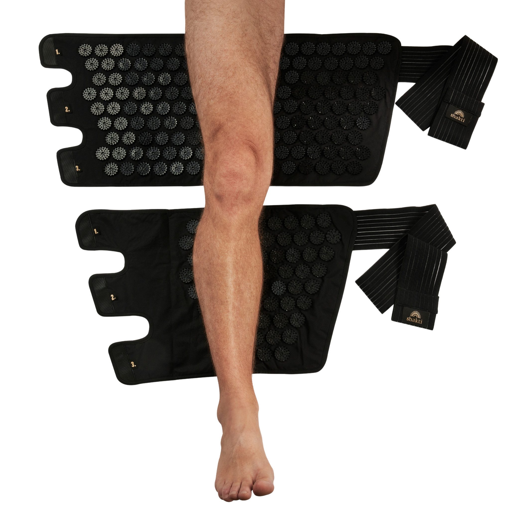 Shakti Mat Massagegerät Akupressur Leg Wraps - Fördert die Durchblutung in den Beinen