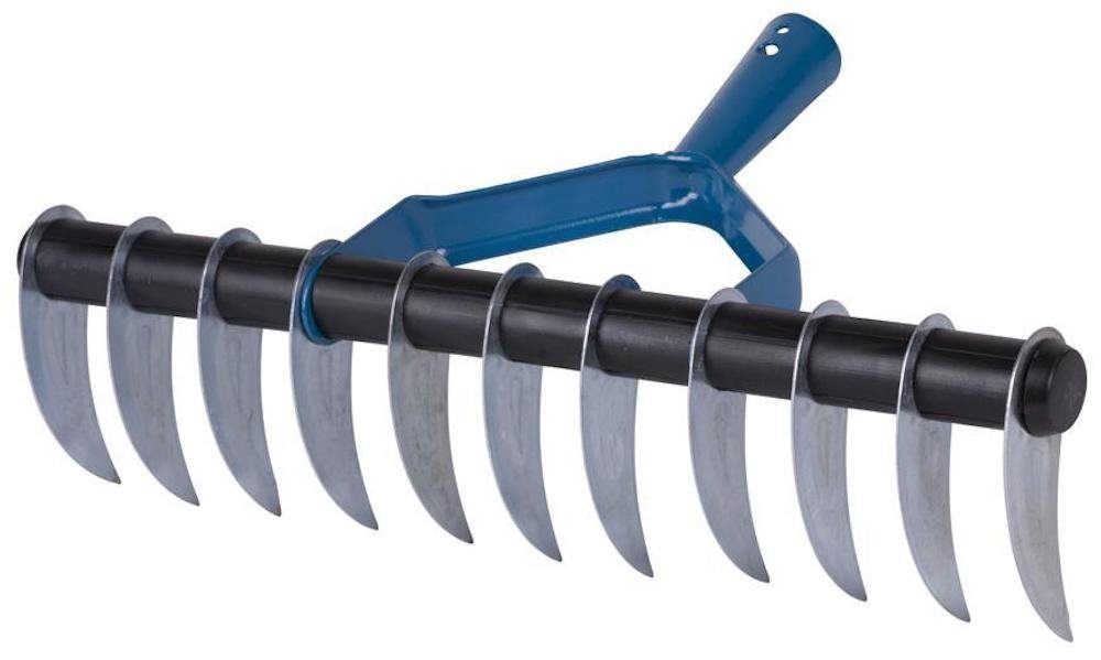 PROREGAL® Gartenrechen Harke, 11-tooth, belüftet