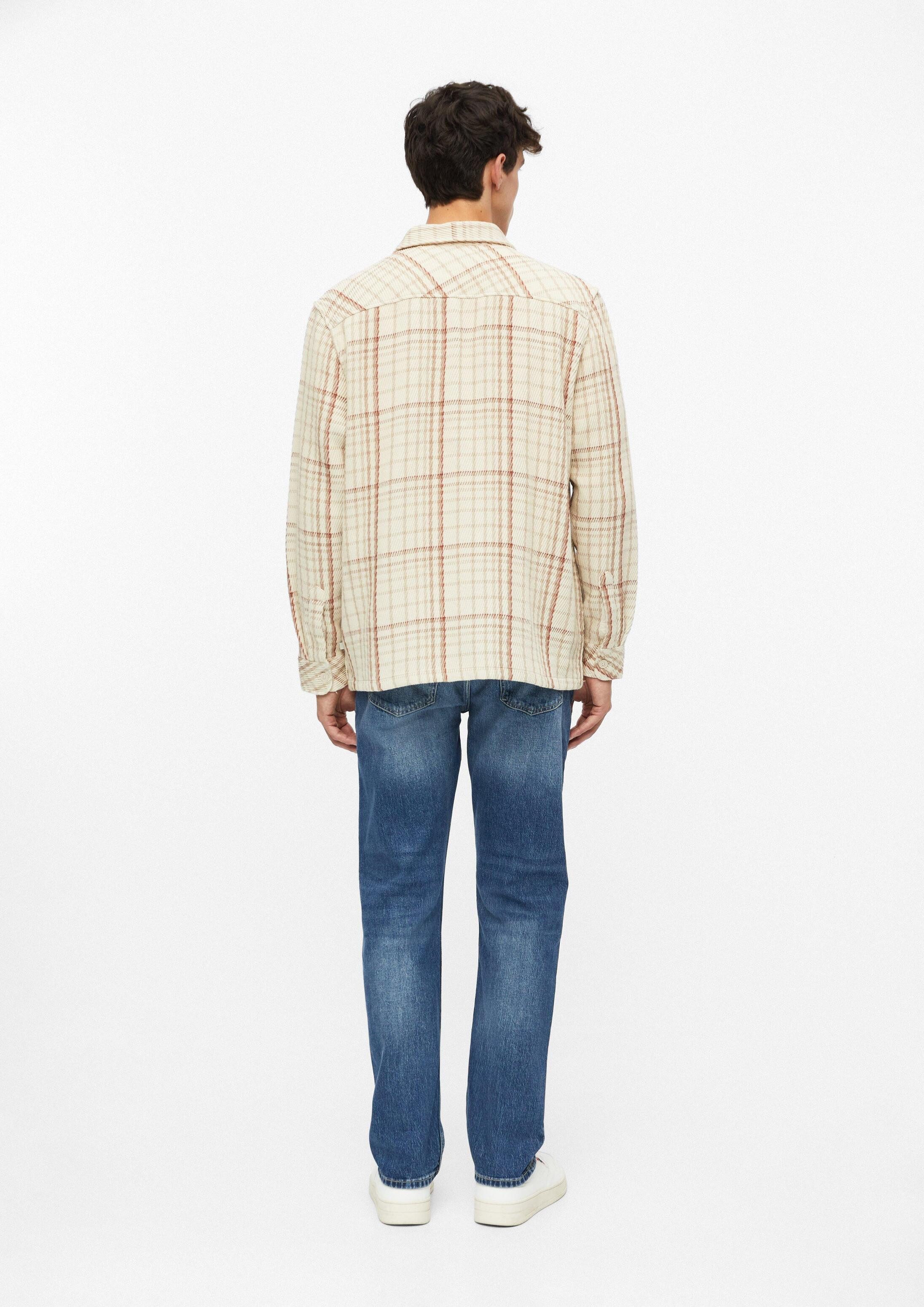 s.Oliver Hemdjacke Hemd Strukturiertes Karo-Overshirt mit Brusttasche – Bild 3 von 5