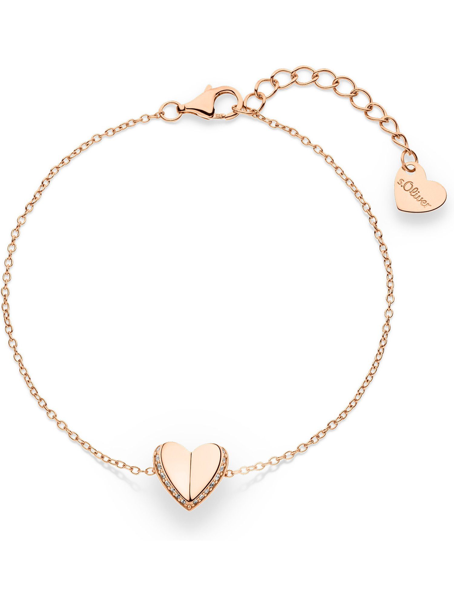 Armband S.Oliver Damen-Armband Edelstahl Herz