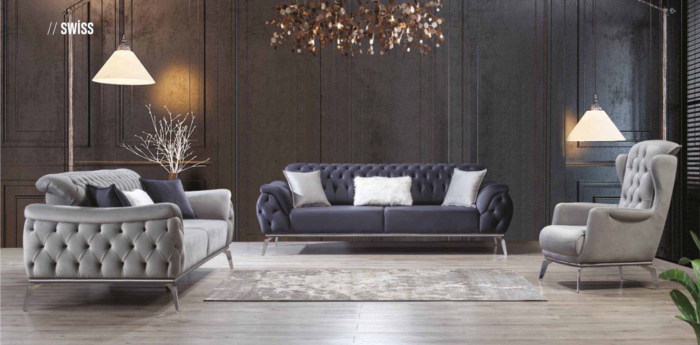 Einrichtung, Chesterfield Sofa Möbel JVmoebel Couch Luxus Made Europe Dreisitzer Sofa in Couchen