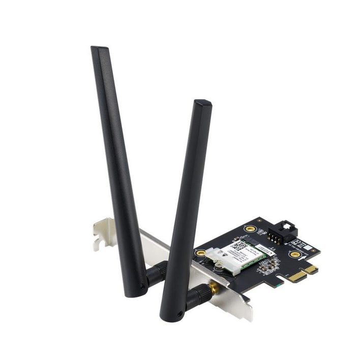 Asus WLAN-Dongle PCE-AX1800 BT5.2 Netzwerkadapter Dual Band PCI-E WiFi 6 Bluetooth 5.2 WPA3