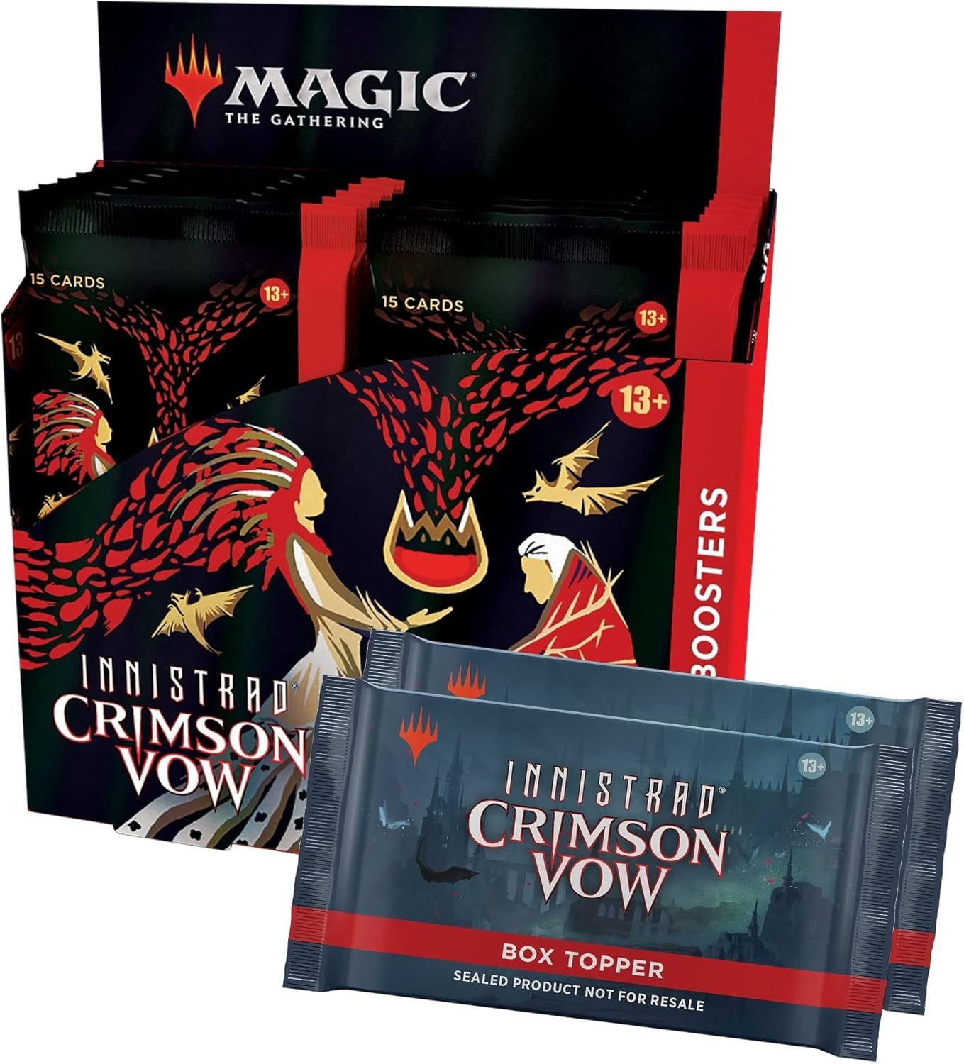 Magic the Gathering Sammelkarte Innistrad: Crimson Vow Collector Booster Display Englisch, Includes 12 Collector Booster Packs