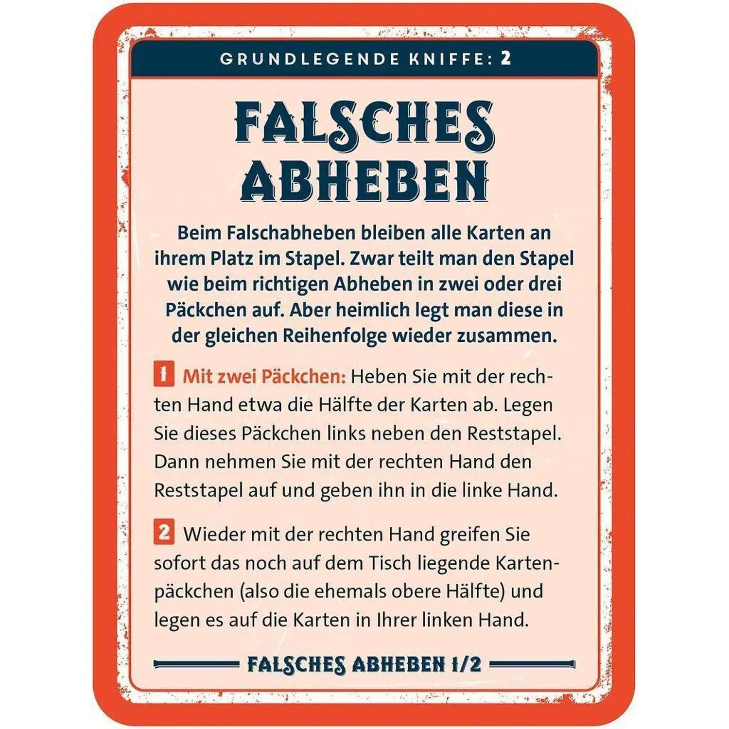 Moses. Verlag Spiel Die magische Welt der Kartentricks