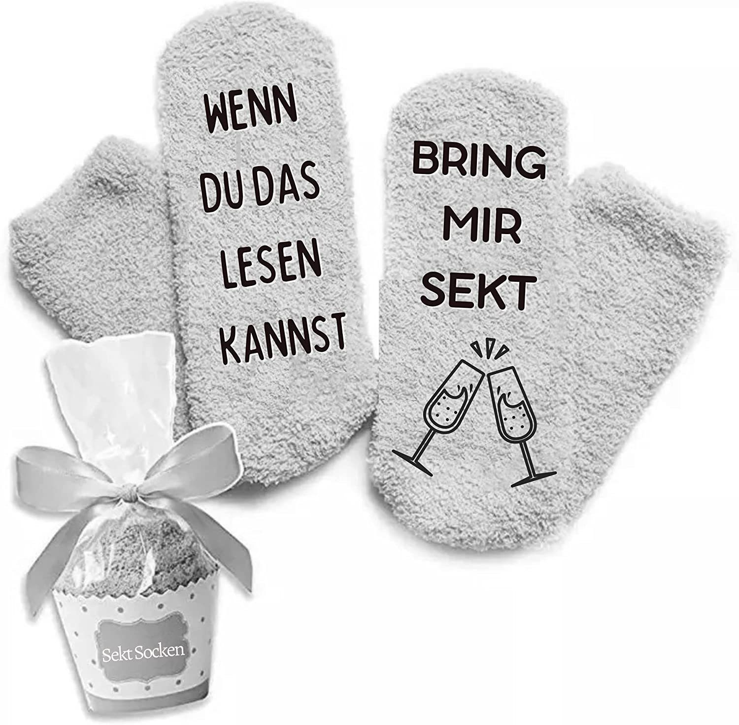 Rocking Socks ABS-Socken Geschenk Socken für Frauen und Männer Wenn du das lesen kannst Socken