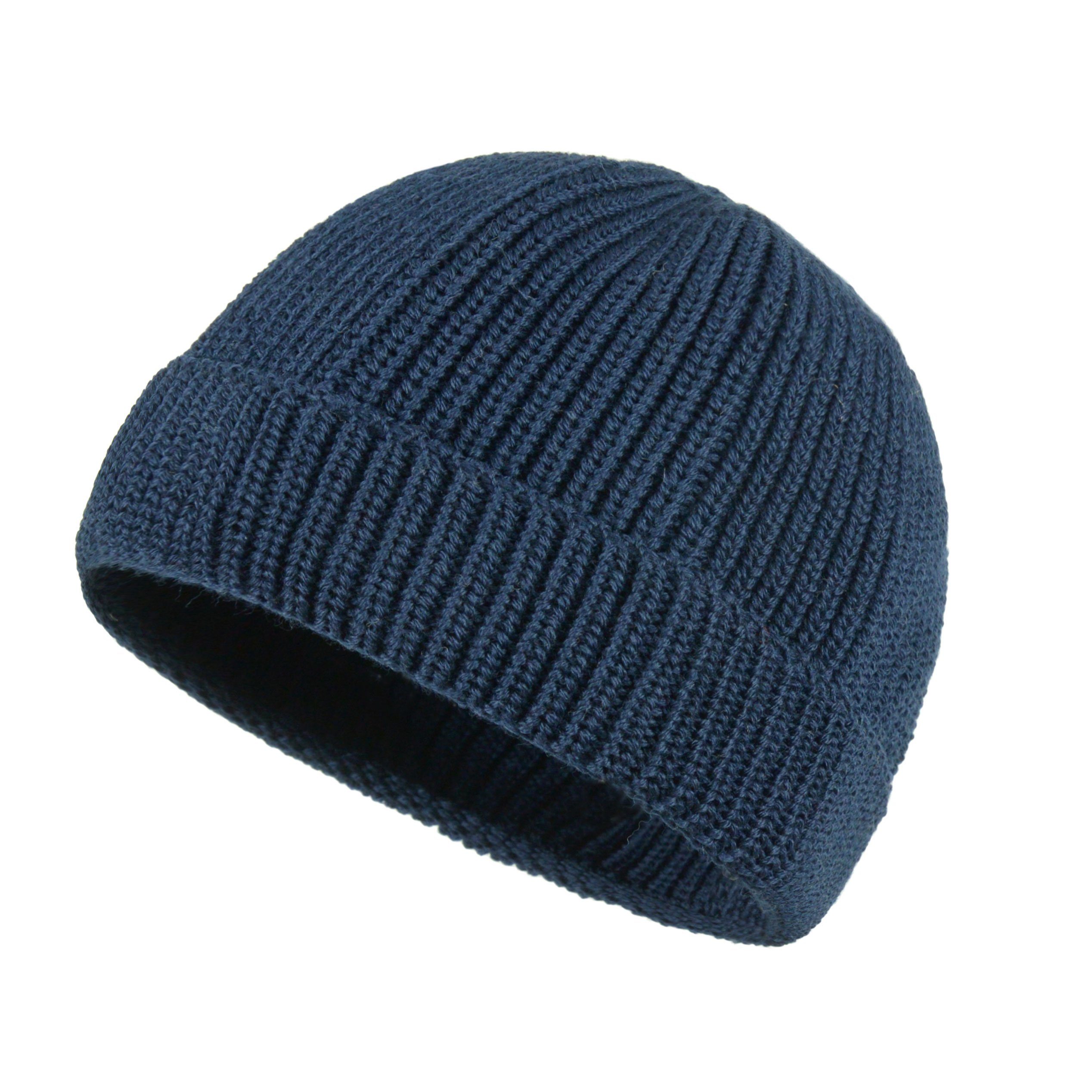 alpengoa Strickmütze Fischermütze Docker Beanie Wolle