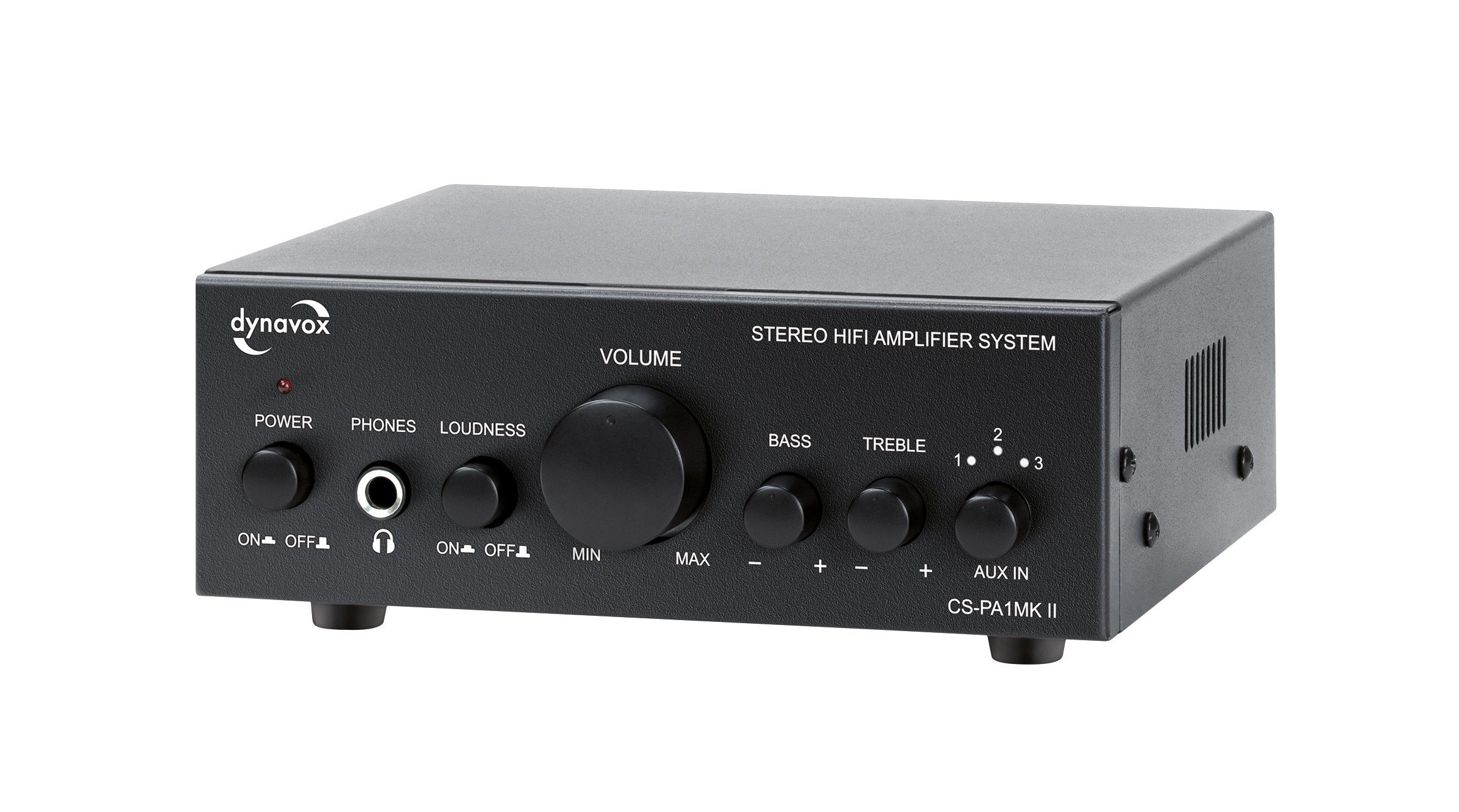 Dynavox CS-PA1 MK II Verstärker (60 W, Klangregelung Bass und Hochton, Kopfhörerausgang)