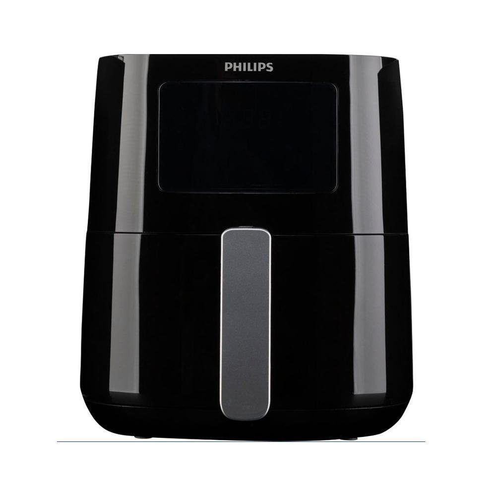 schwarz Heißluft-Fritteuse Philips Fritteuse HD9252/70