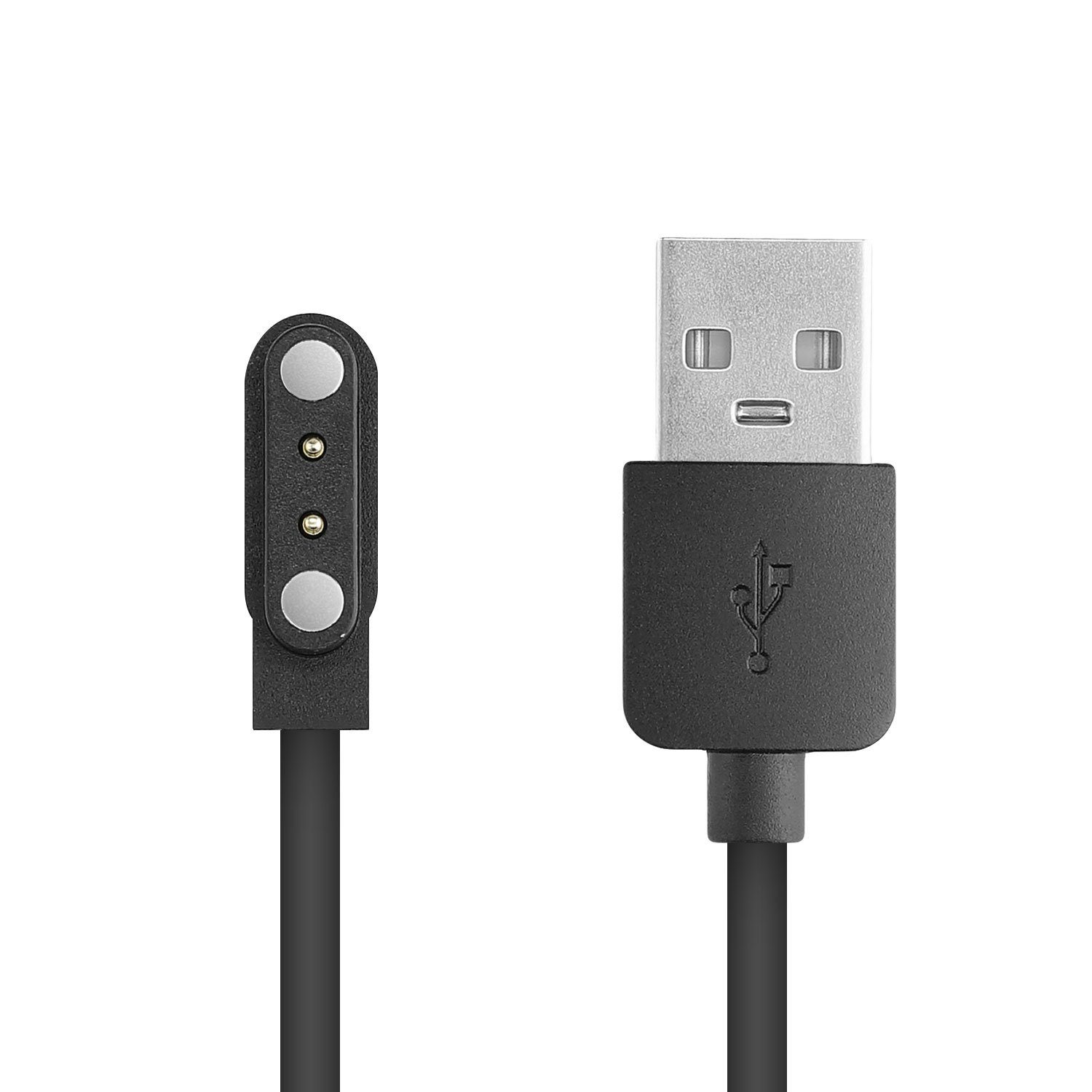 kwmobile USB Ladekabel für Yamay AGPTEK LW11/Yamay SW022 etc. Elektro-Kabel, Kabel Charger - Smart Watch Ersatzkabel - Fitnesstracker Aufladekabel