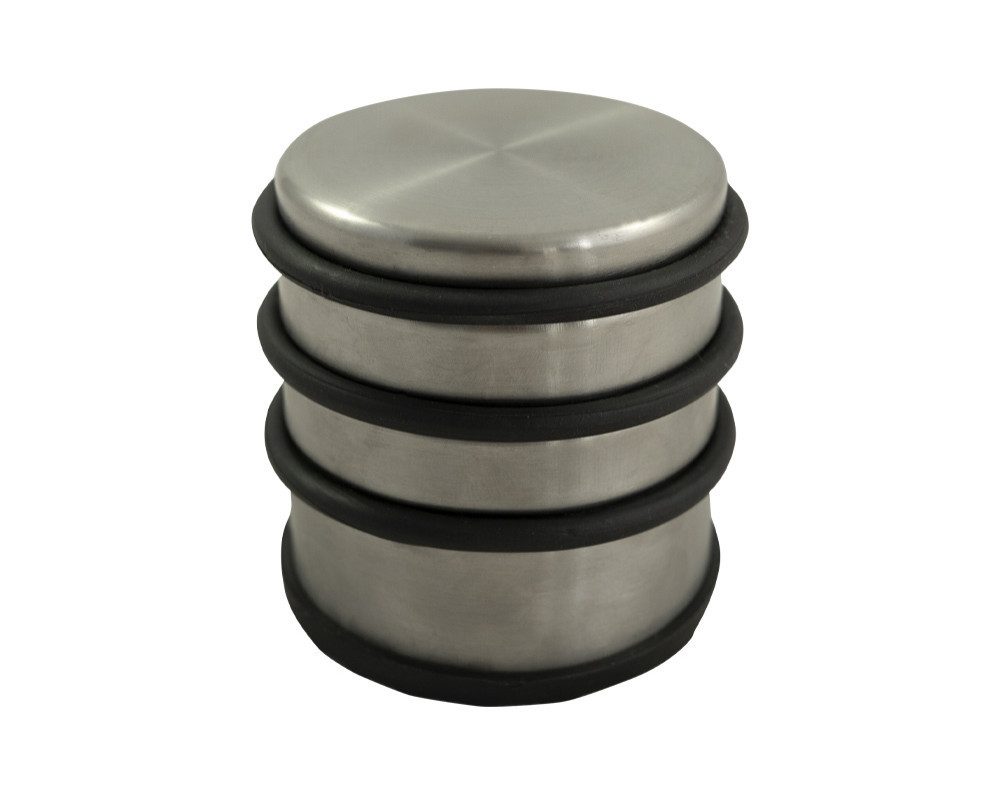 HSI Türstopper HSI Türstopper hoch Ø 6,8 x 7,4 cm Edelstahl-Optik