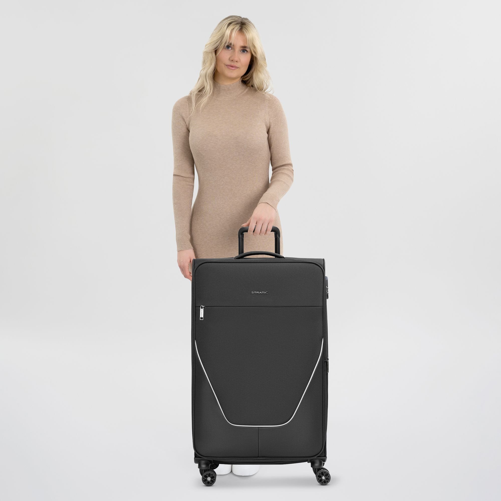 Stratic Weichgepäck-Trolley taska, 4 Rollen, Polyester günstig online kaufen