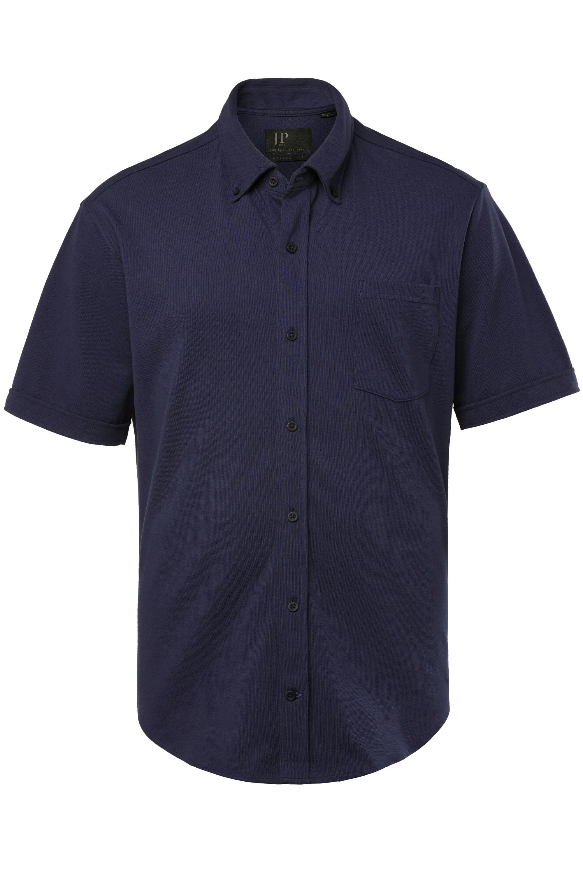 JP1880 Kurzarmhemd Piqué-Hemd FLEXNAMIC® Halbarm Buttondown-Kragen günstig online kaufen