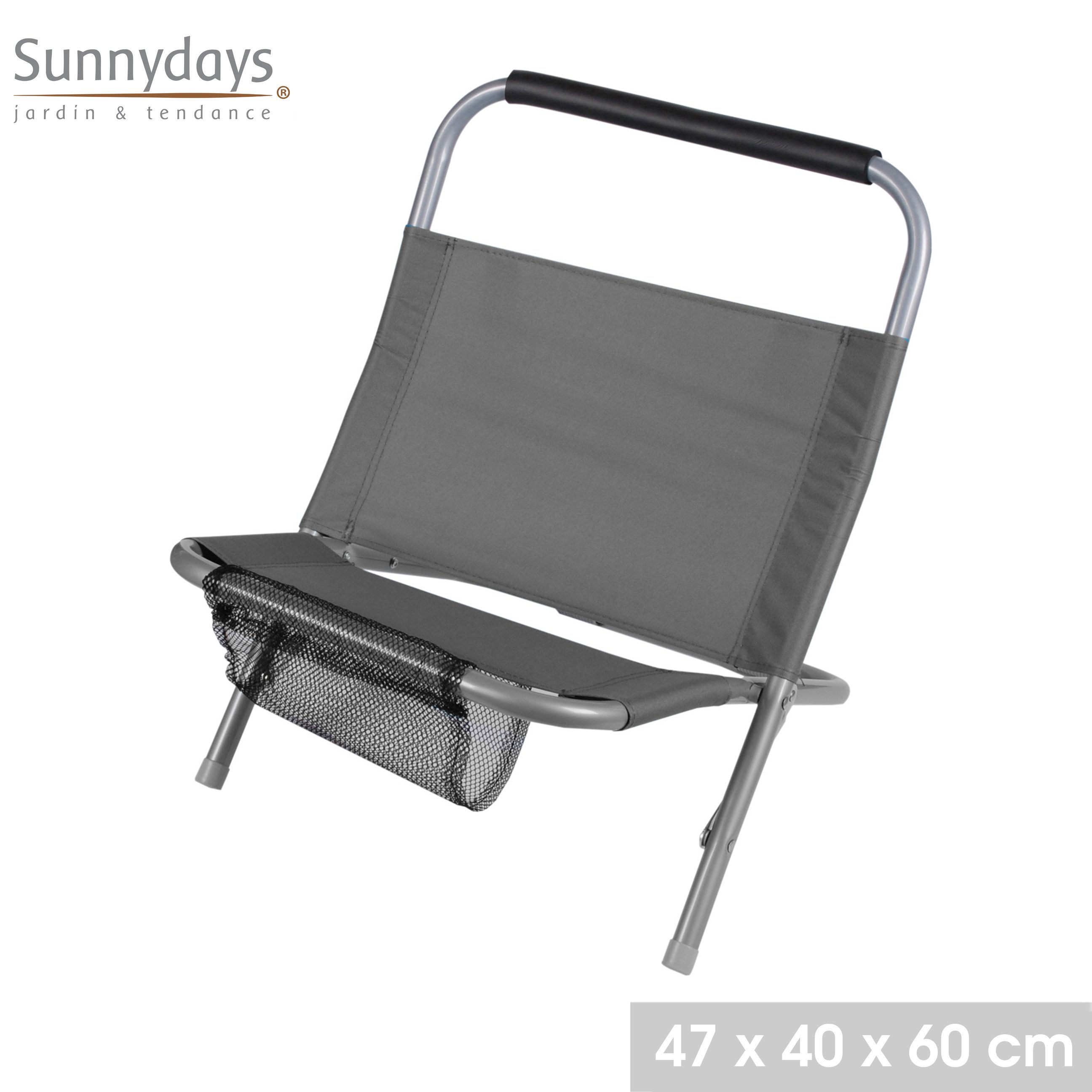 Sunnydays Campingstuhl Strandstuhl Klappstuhl Strandliegestuhl LE günstig online kaufen