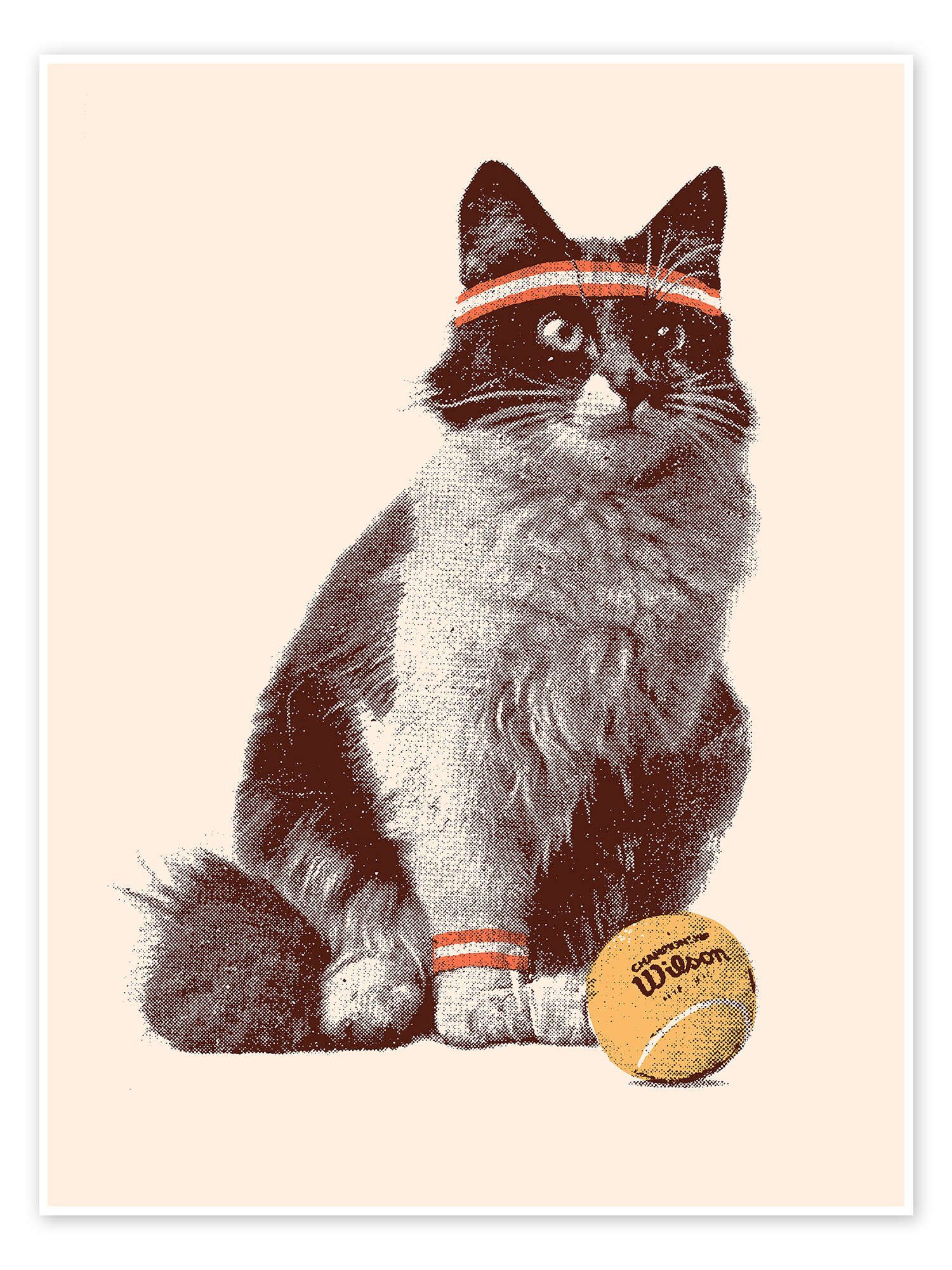 Posterlounge Poster Florent Bodart, Katze beim günstig online kaufen