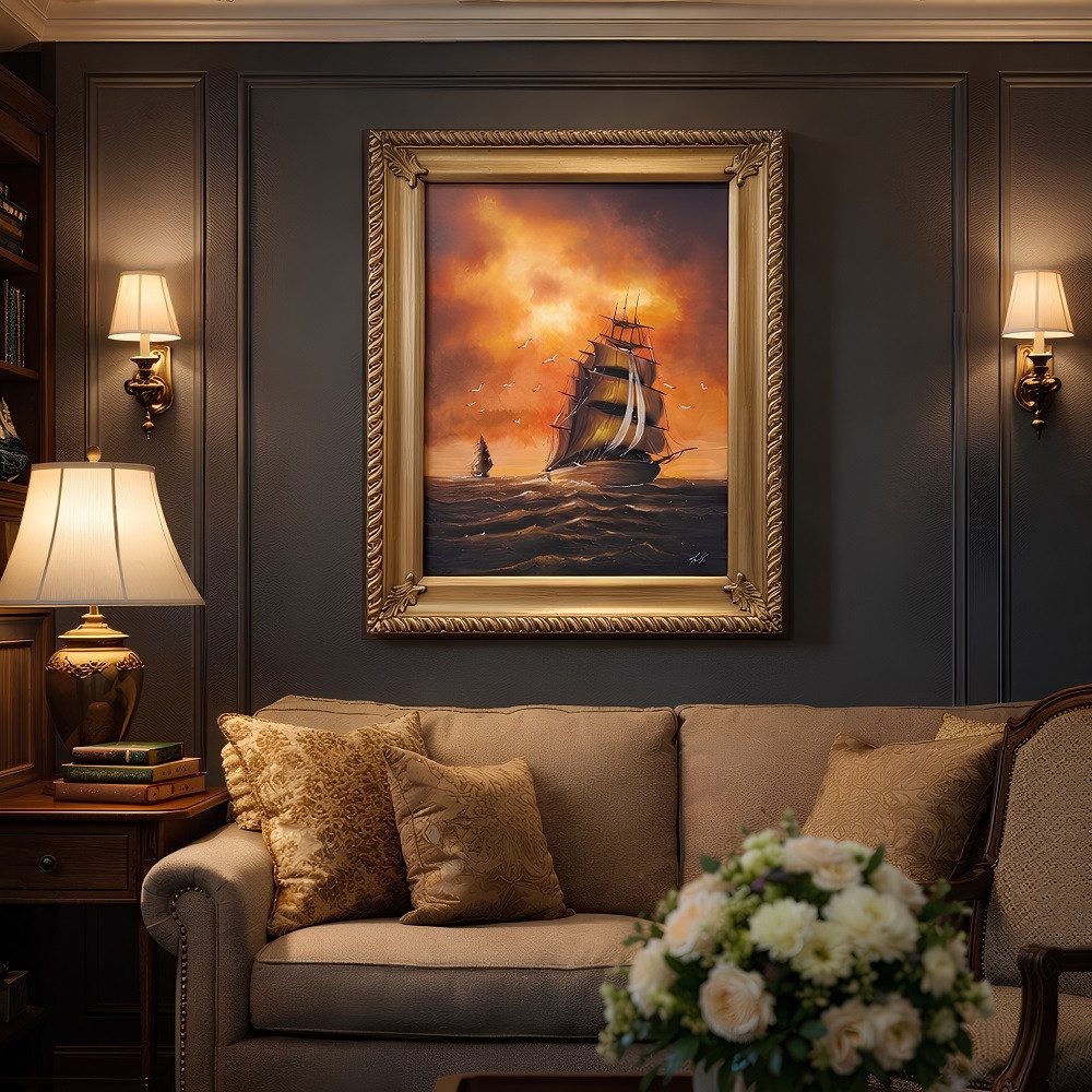 Xlmoebel Gemälde Handgemalte abstrakte Ölkunst modernes Bild auf Leinwand Sofort, abstrakt, Hergestellt in Europa