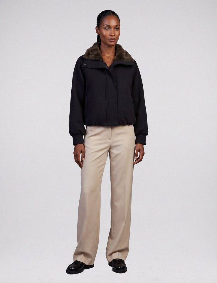 Blonde No.8 Blouson JUDY mit Kunstfell-Kragen