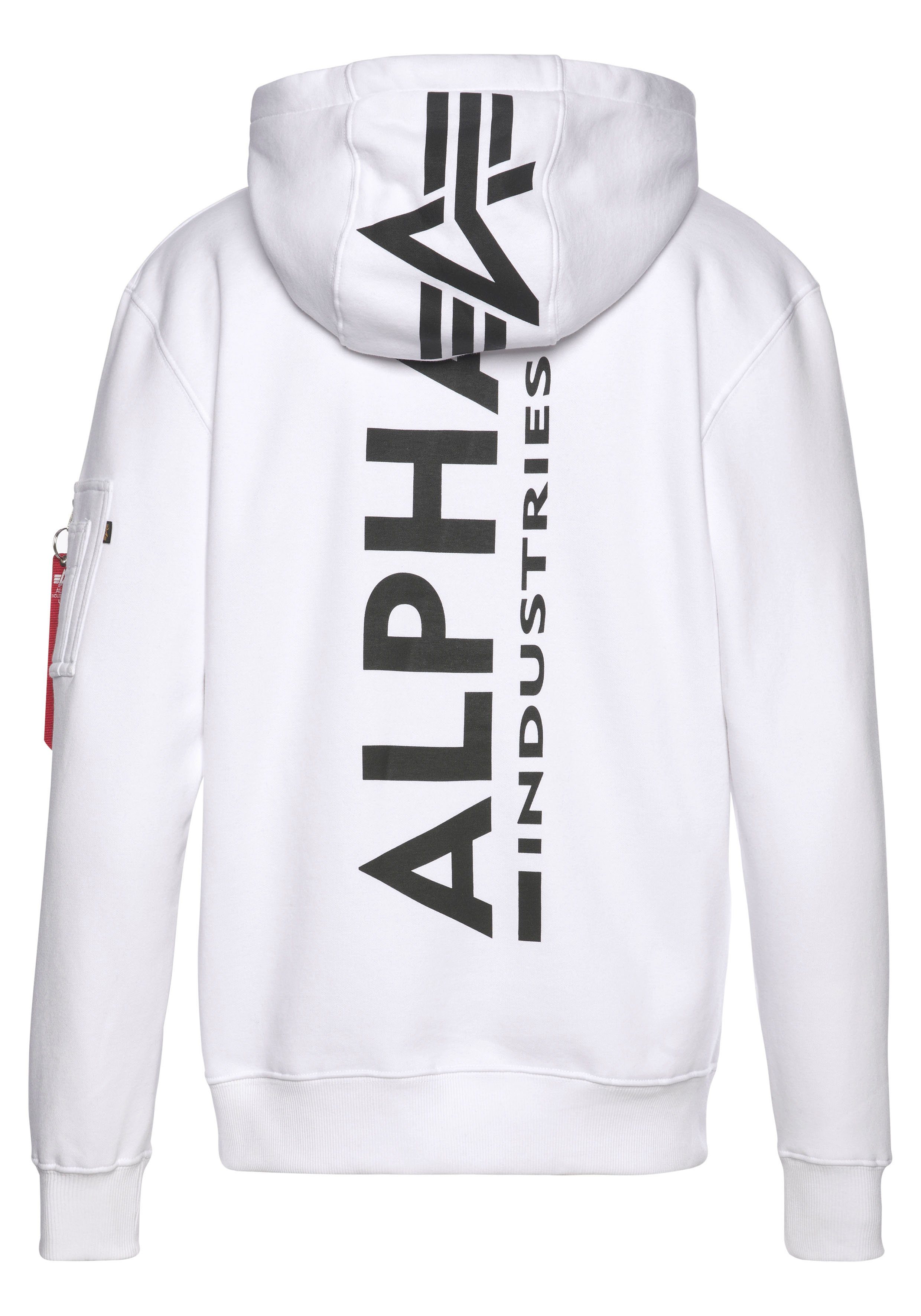 Alpha Industries Kapuzensweatshirt BACK PRINT HOODY Baumwollmischung, regular fit – Bild 5 von 5