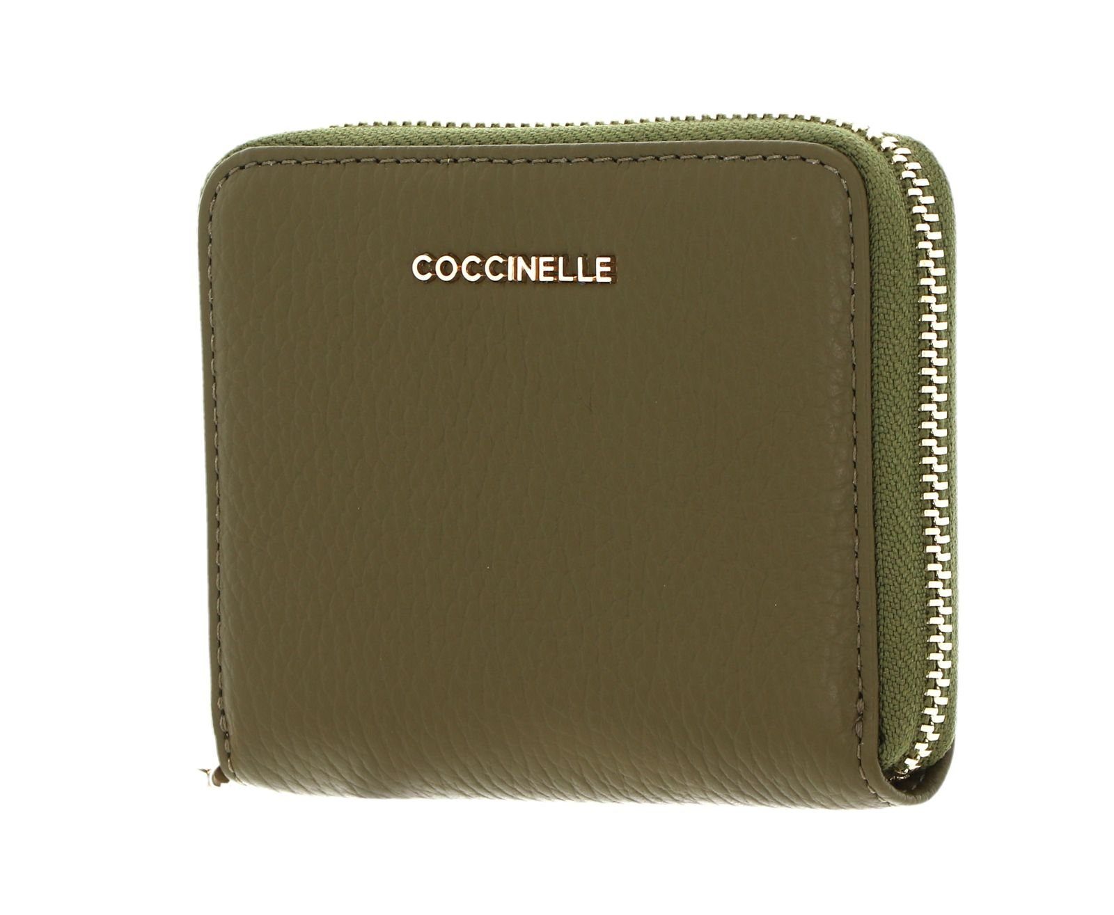 COCCINELLE Geldbörse Metallic Soft Loden