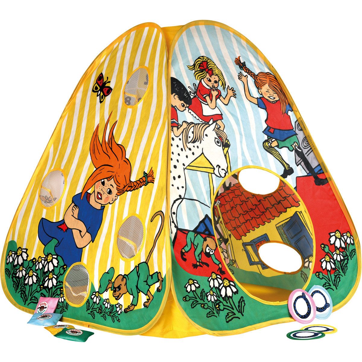 Pippi Langstrumpf Spielzelt Pippi Langstrumpf Unisex Kinder (13-tlg)