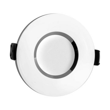 SEBSON LED Einbaustrahler Einbaustrahler Alu Bad IP44 inkl. GU10 Fassung, Lochdurchmesser 65mm