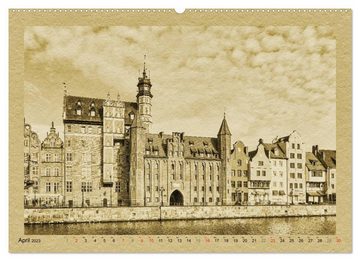 CALVENDO Wandkalender Polen – Ein Kalender im Zeitungsstil (Premium, hochwertiger DIN A2 Wandkalender 2023, Kunstdruck in Hochglanz)