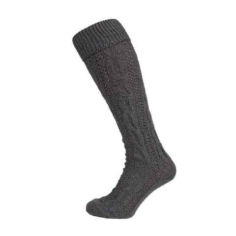 P.S. Schuhmacher Trachtensocken Kniestrümpfe CS556 anthrazit