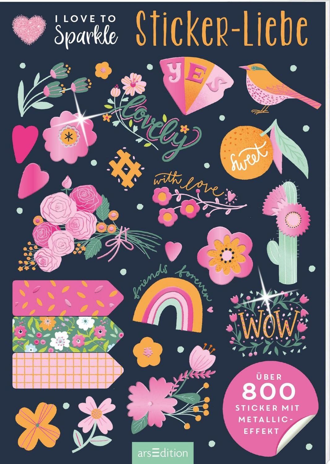 Sticker I Love to Sparkle – Sticker-Liebe