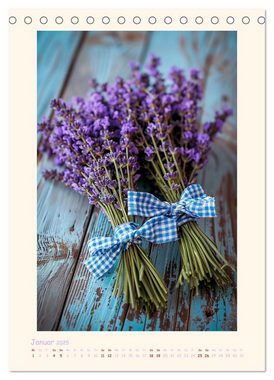 CALVENDO Wandkalender Lavendel (Tischkalender 2025 DIN A5 hoch), CALVENDO Monatskalender